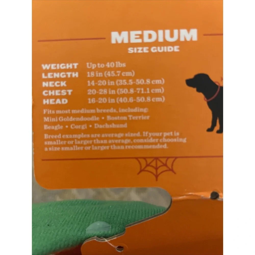 Pumpkin Pet Costume Vest Orange Medium Dog Cat Hyde & EEK! Boutique Halloween